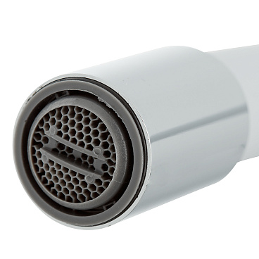 Смеситель для кухни Rossinka Z хром/белый с гибким изливом однорычажный (Z35-35U-White)