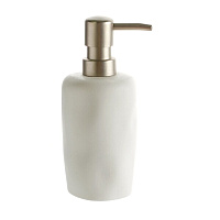 Дозатор для мыла Zenfort Айсберг настольный полирезин белый (107008)