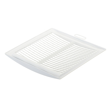 Решетка вентиляционная пластиковая приточно-вытяжная Era РЦ 200х200 мм с сеткой белая