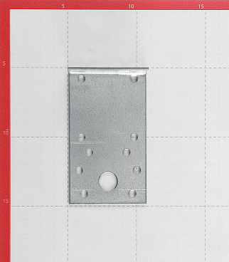 Уголок крепежный оцинкованный 45 (50) х95 (90)х55х2 мм