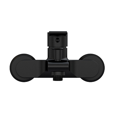 Смеситель для ванны Cersanit Brasko Black черный однорычажный с коротким изливом без лейки (63108)