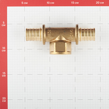Тройник Stout 32 мм х 1 ВР(ш) х 32 мм латунный (SFA-0028-003210)