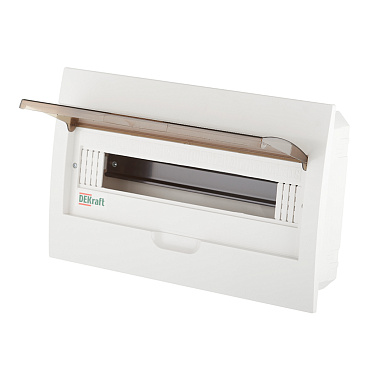 Щит распределительный встраиваемый Dekraft ЩРВ-П-18 пластиковый IP41 250х400х100 мм 18 модулей