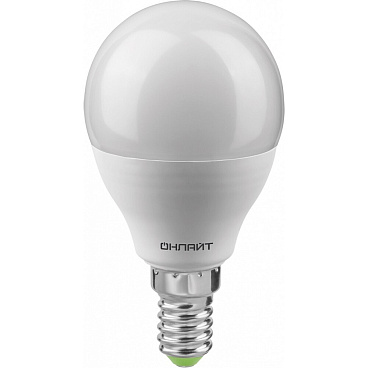 Лампа светодиодная Онлайт E14 2700К 12 Вт 800 Лм 220-240 В шар матовая