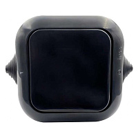 Выключатель Svet одноклавишный накладной черный (EV 0366-5511)