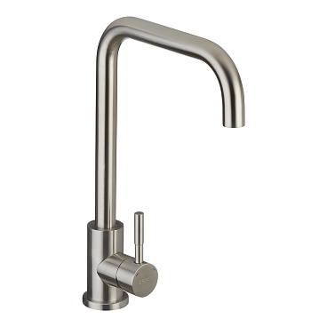 Смеситель для кухни Esko Kitchen сатин с высоким изливом однорычажный (K5)