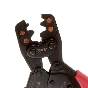 Пресс-клещи КВТ ПК-16м для обжима наконечников 2,5-16 кв.мм (78866)