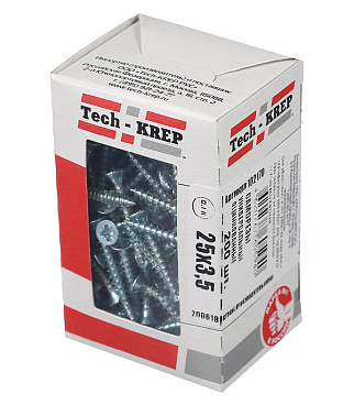 Саморезы универсальные 25x3,5 мм оцинкованные (200 шт.)