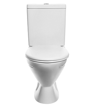 Унитаз-компакт Santek Лига с косым выпуском с сиденьем пластик белый (1.WH30.2.197)