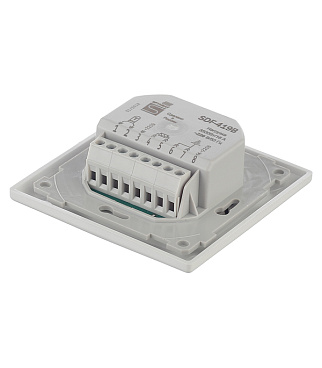 Терморегулятор электронный сенсорный для теплого пола Spyheat SDF-419В белый