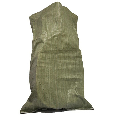 Мешок для мусора 150 л 750х1150 мм полипропиленовый зеленый