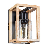 Бра Arte Lamp Dublin E27 60 Вт 220 В черное IP20 (A7025AP-1BK)