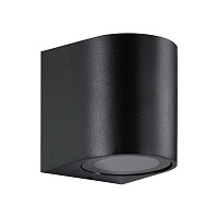 Светильник садово-парковый настенный IN HOME НБУ Rondo черный 80 мм GU10 10 Вт IP54