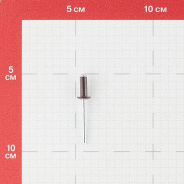 Заклепка вытяжная 4,8x12 мм алюминий/сталь коричневая RAL 8017 (100 шт.)