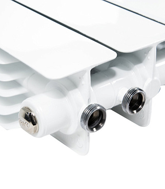 Радиатор биметаллический Rifar Monolit Ventil MVR 500 мм 8 секций 3/4 нижнее правое подключение белый