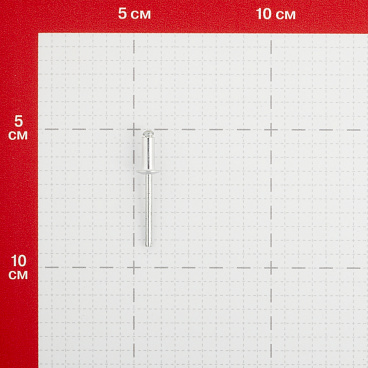 Заклепка вытяжная 4,8x12 мм алюминий/сталь (100 шт.)