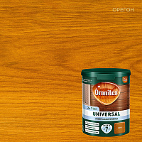 Антисептик Pinotex/Omnitex Universal 2 в 1 декоративный для дерева орегон 0,9 л