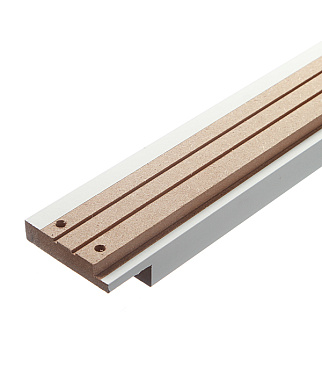 Коробка дверная 70х34х2070 мм (620 мм) финишпленка белая с петлями (2,5 шт.)