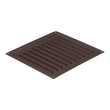 Решетка вентиляционная стальная Ore 195х195 мм коричневая