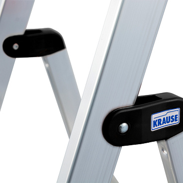 Стремянка алюминиевая 5 ступеней 80 мм с лотком-органайзером 1,05 м Krause Safety