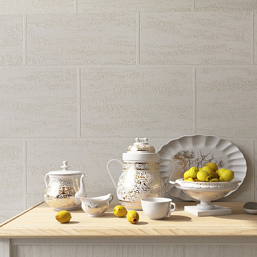 Штукатурка декоративная L'impression Tufo base Calce Травертин белая 7 кг