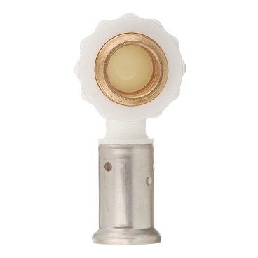 Угол Henco (5PKW-1604) 16(пресс) х 1/2 НР(ш) PVDF белый