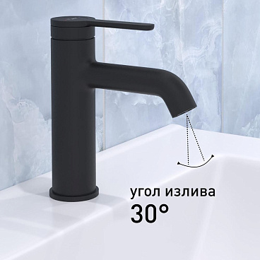 Смеситель для раковины Corsa Deco VX однорычажный черный (FBVXB)
