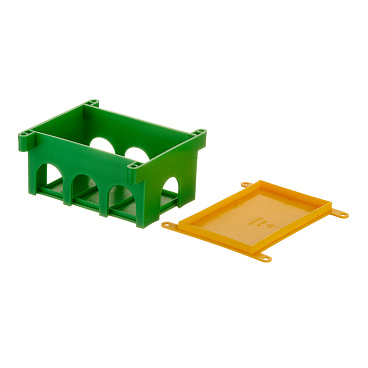 Коробка распределительная для заливки бетоном 118х76х58 мм IP44 Hegel (КР1301-И)