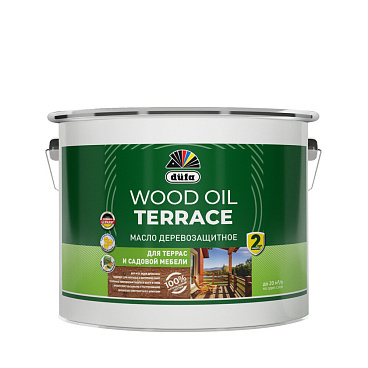 Масло Dufa Wood Oil Terrace для террас бесцветное 9 л