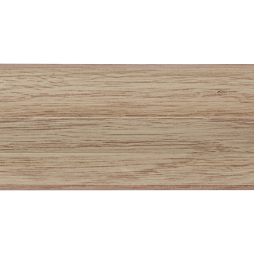 Плинтус ПВХ напольный Winart 47 мм королевский белый 2500 мм S-профиль с кабель-каналом