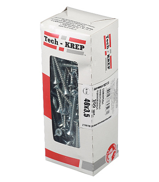 Саморезы универсальные 40x3,5 мм оцинкованные (200 шт.)