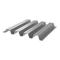 Профнастил Н75 0,8х3 м 0,8 мм оцинкованный