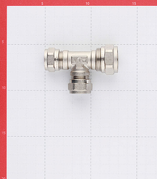 Тройник VALTEC (VTm.331.N.201616) 20 обж(ц) х 16 обж(ц) х 16 обж(ц)