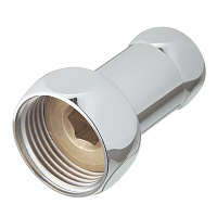 Соединитель прямой для полотенцесушителя 1 ВР(г) х 1/2 ВР(г) хром (2 шт.)