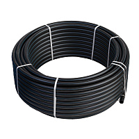 Труба ПНД ПЭ-100 для систем водоснабжения Технопласт d32 SDR17 черная (100 м)