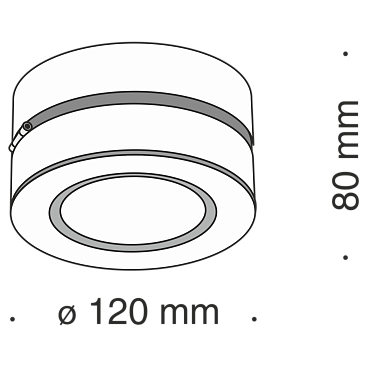 Потолочный светильник Technical C023CL-L20B