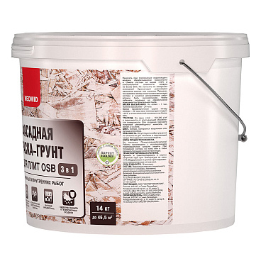 Краска фасадная Neomid для плит OSB акриловая 14 кг