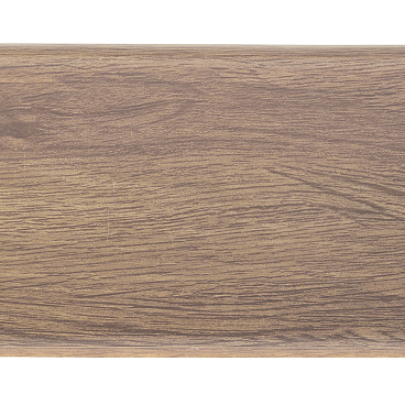 Плинтус ПВХ напольный Wimar Quadro 100 мм дуб викторианский 2200 мм Г-профиль со съемной панелью