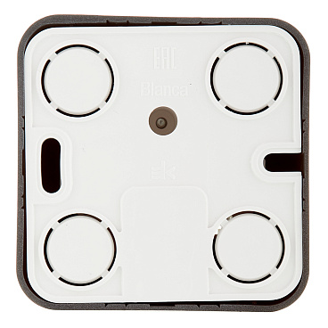 Розетка компьютерная Systeme Electric Blanca накладная антрацит 2хRJ45 (BLNIA045456)