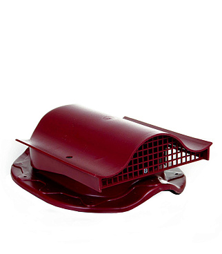 Аэратор Поливент КТВ-вентиль для готовой кровли из металлочерепицы красное вино RAL 3005