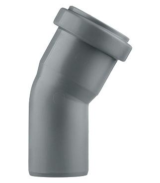 Отвод Ostendorf НТВ d40 мм 30° пластиковый для внутренней канализации (111110)