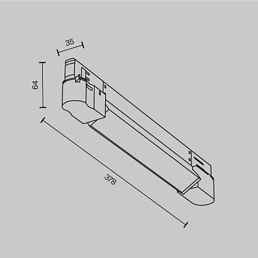 Трековый светильник Technical TR196-3-10W4K-W