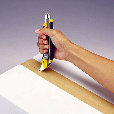 Нож строительный Olfa 18 мм с сегментированным лезвием двухкомпонентный корпус с трещоточным фиксатором