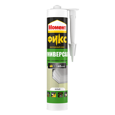 Клей монтажный акриловый Момент Fix Универсал белый 280 мл
