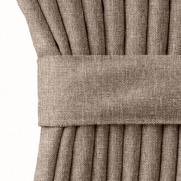 Штора рогожка какао 200х270 см Волшебная Ночь Крафт (763084)