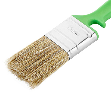 Кисть плоская смешанная щетина пластиковая ручка Wenzo Pro 35х10 мм для антисептиков