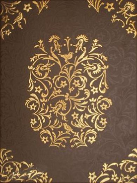 Райский сад Декор коричневый (D621RAY6) 33х44