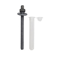 Комплект установки для химического анкера шпилька 10х110 мм гильза 16х85 мм Hard-Fix (2 шт.)