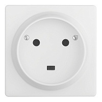 Розетка силовая для электроплит Legrand с заземлением 2Р+Е 32 А 230 В IP20 белая (55812)
