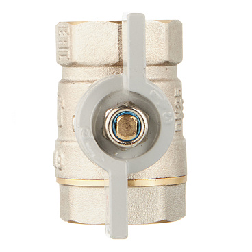 Кран шаровой латунный СТМ 1 ВР(г) х 1 ВР(г) бабочка прямой